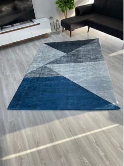 Aslı Lacivert  Halı Örtüsü