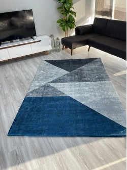 Aslı Lacivert  Halı Örtüsü