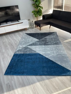 Aslı Lacivert  Halı Örtüsü