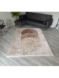 Papila Krem Halı Örtüsü