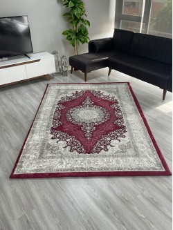 Yakut Bordo Halı Örtüsü