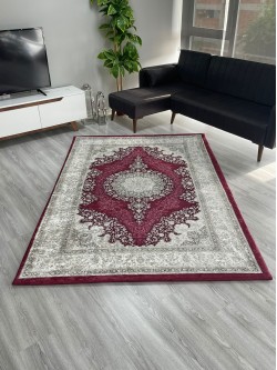 Yakut Bordo Halı Örtüsü