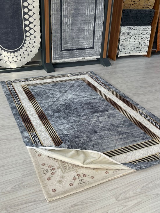 Zen Gri Halı Örtüsü