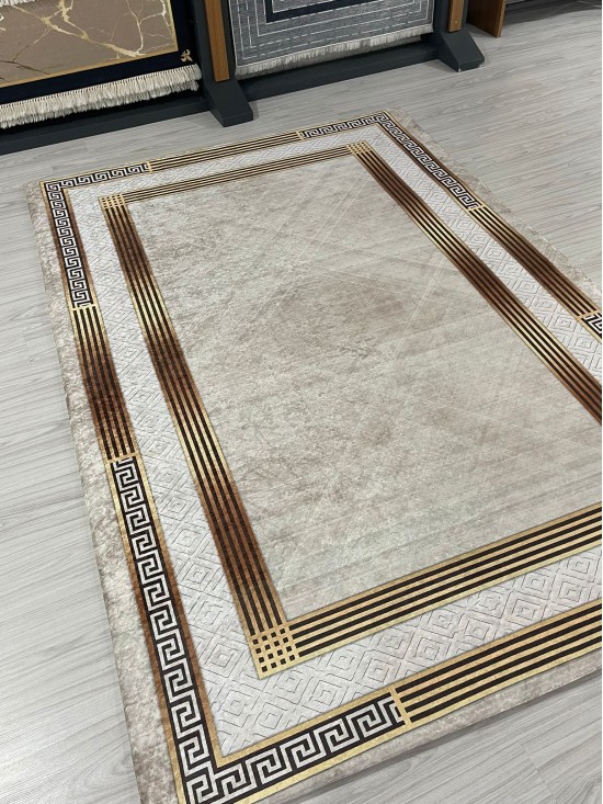 Zen Krem Halı Örtüsü