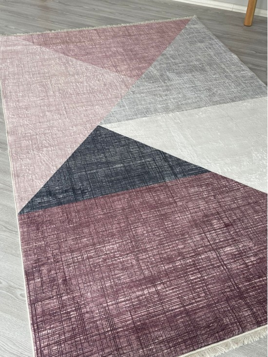 Aslı Pembe Bambu Lüx Halı