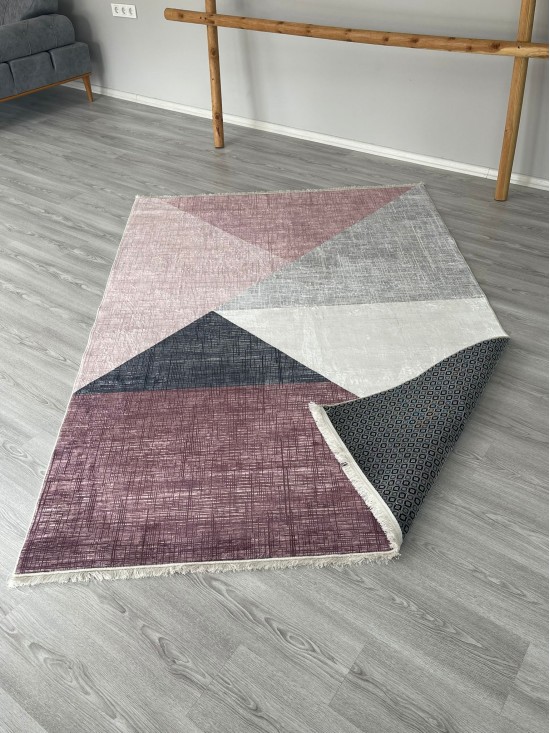 Aslı Pembe Bambu Lüx Halı