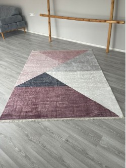 Aslı Pembe Bambu Lüx Halı