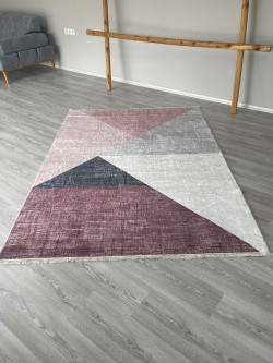 Aslı Pembe Bambu Lüx Halı