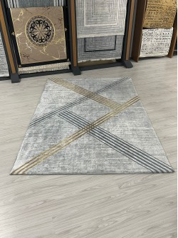 Yaldız Gri Model Halı Örtüsü