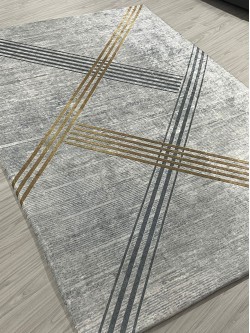 Yaldız Gri Model Halı Örtüsü