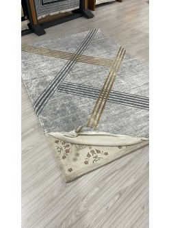 Yaldız Gri Model Halı Örtüsü