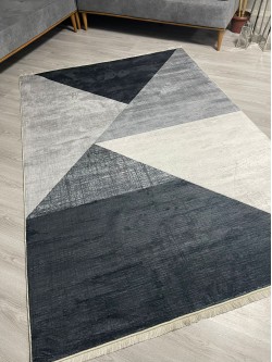 Aslı Gri Bambu Lüx Halı