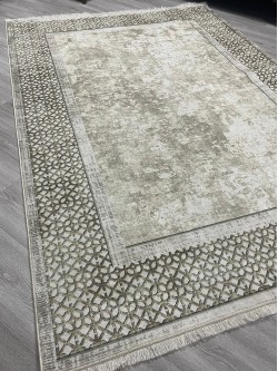 Buke Krem Bambu Lüx Halı