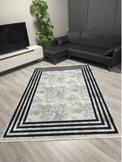 Cestır Gri Bambu Lüx Halı