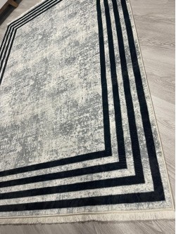 Cestır Gri Bambu Lüx Halı