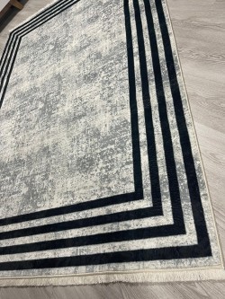 Cestır Gri Bambu Lüx Halı