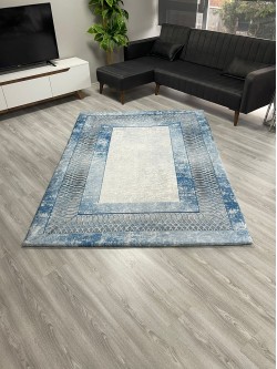 Dalga Mavi Halı Örtüsü