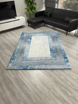 Dalga Mavi Halı Örtüsü