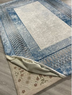 Dalga Mavi Halı Örtüsü