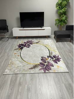 Domino Mürdüm Halı Örtüsü