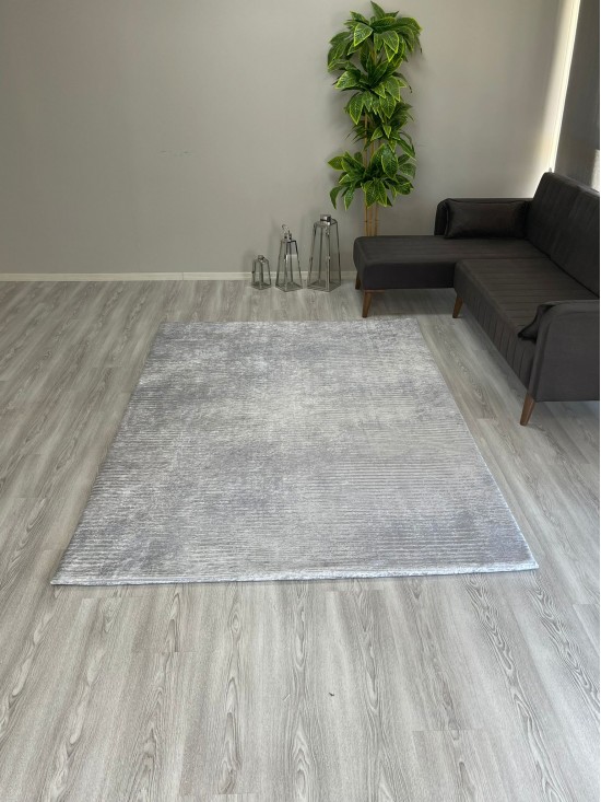 Düz Gri Halı Örtüsü