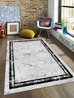 Frong Gri Deri Taban Halı