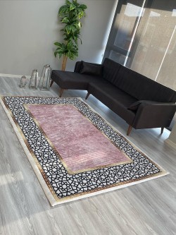Sıla Pembe Halı Örtüsü - Outlet Ürün