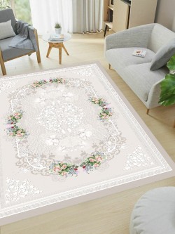 Lalezar Bej Halı Örtüsü