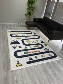 Park Beyaz Halı Örtüsü