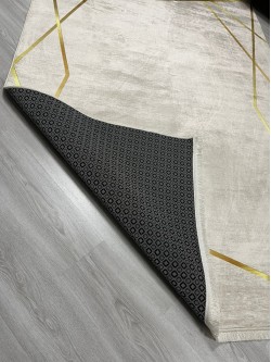 Platin Krem Bambu Lüx Halı