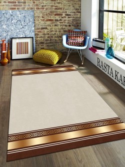 Rasta Kahve Deri Taban Halı