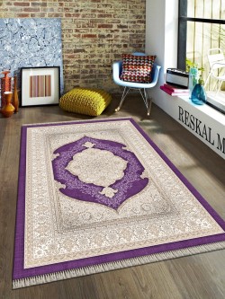 Reskal Mor Deri Taban Halı