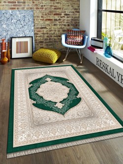 Reskal Yeşil Deri Taban Halı