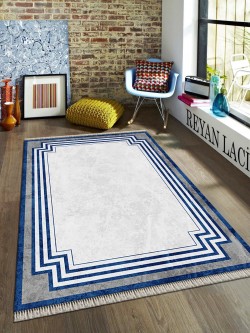 Reyan Lacivert Deri Taban Halı