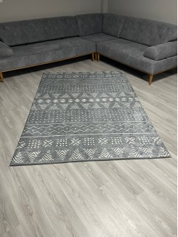 Zara Gri Halı Örtüsü